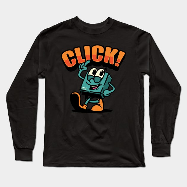 CLICK! CLICK! Long Sleeve T-Shirt by Rockartworks